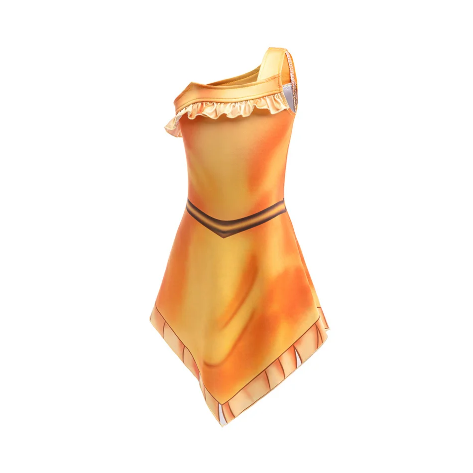 Pocahontas Princess Dress Kids Stage Performance Clothes Halloween Party Clothes For Kids Birthday Surprise Gift