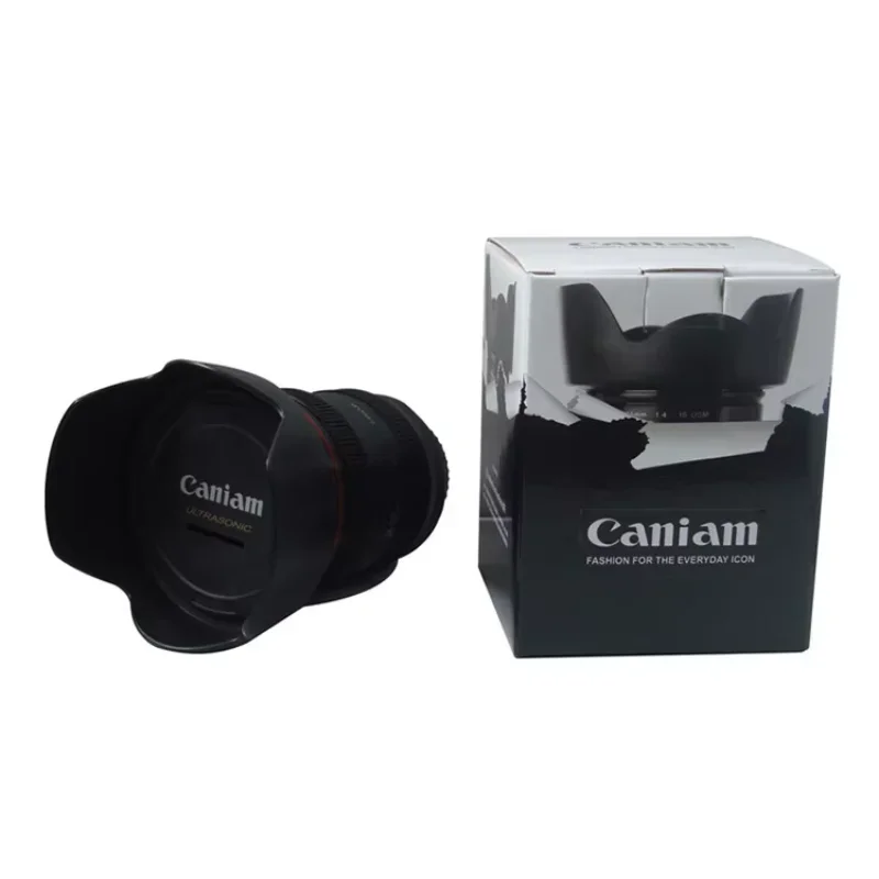 1PC Children's unique funny gift Camera lens piggy bank creative saving collecting money coin box pot money box KX 040