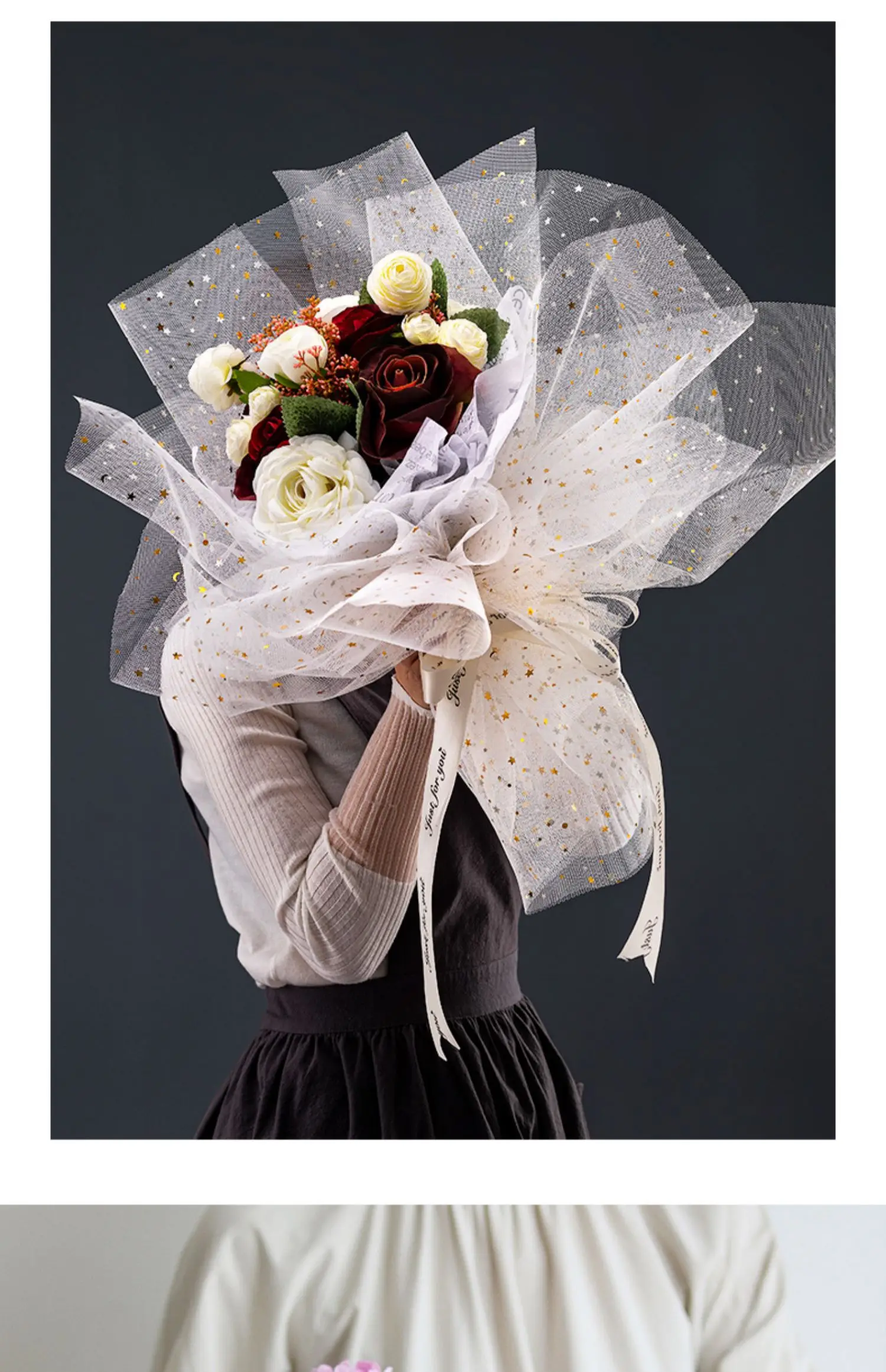 6 Fogli Carta Da Regalo Fiori + Nastro - Stile Vintage Per Pacchi, Compleanni E Decorazioni - Foto 9