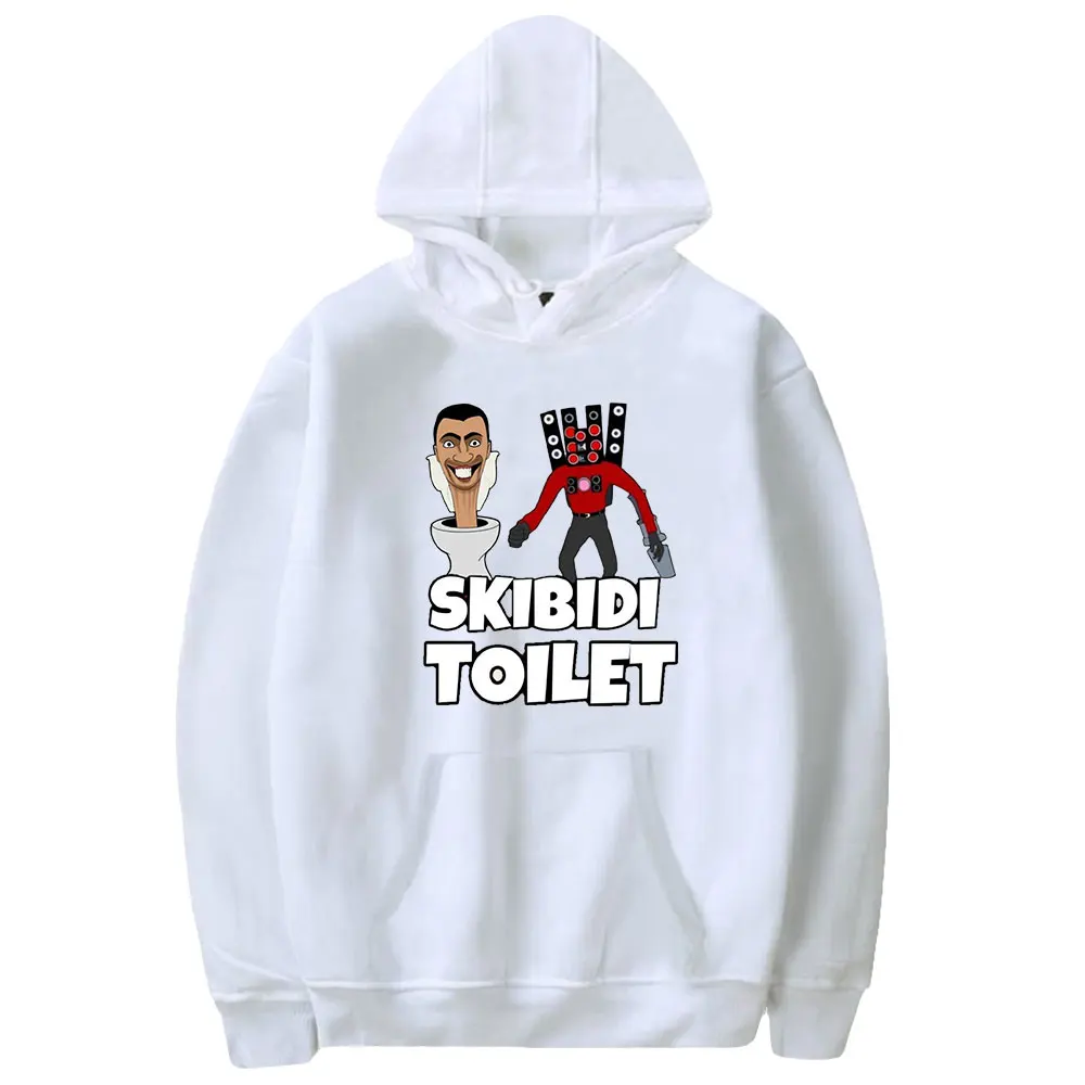 Skibidi Toilet Hoodie Women Men Hooded Sweatshirt Streetwear Oversized Long Sleeve Fashion Harajuku Pullovers Clothes for Teens