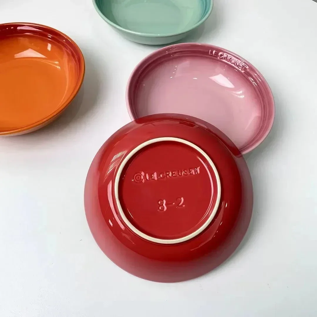 Ceramic Dinner Plate Porcelain Soup Bowl Dessert Salad Food Dish Kitchen Serving Tray 1 Pack