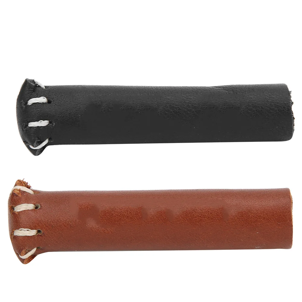 스누커 클럽 가죽 보호 슬리브 헤드 커버 보호 가죽 홀스터, 11.5cm 헤드 샌딩기 사포, 5 개