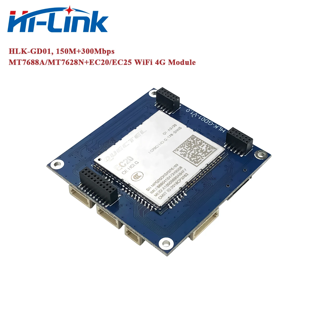 HLK-GD01 MT7688A/7628N+EC20/EC25 4G LTE WiFi Router Module