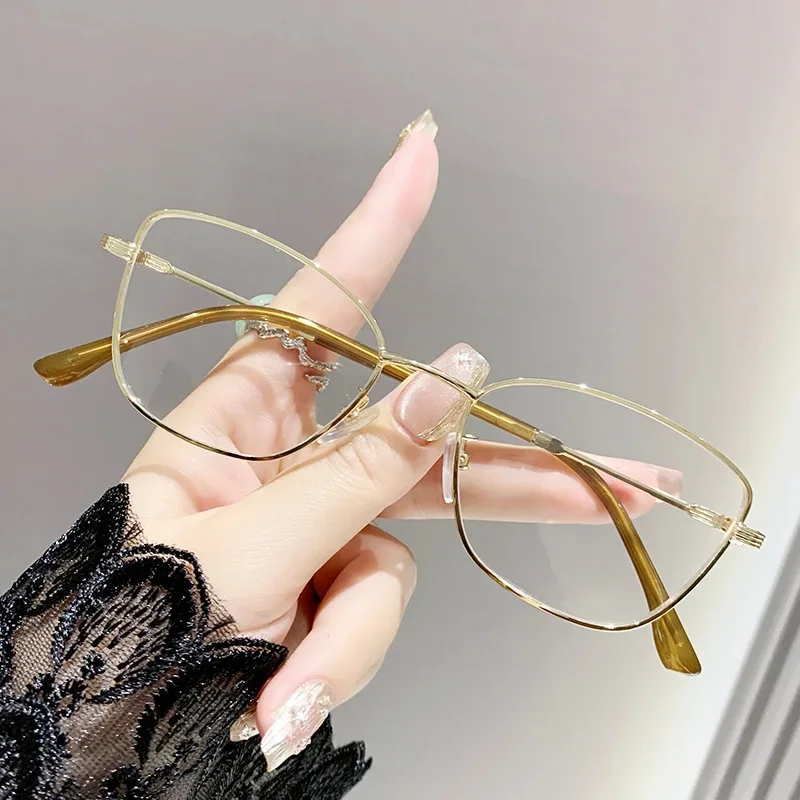 Cat Eye Finished Myopia Glasses for Men Women Fashion Unisex Near Sight Eyeglasses Ultralight Minus Diopter Eyewear 0-1.0-4.0 3