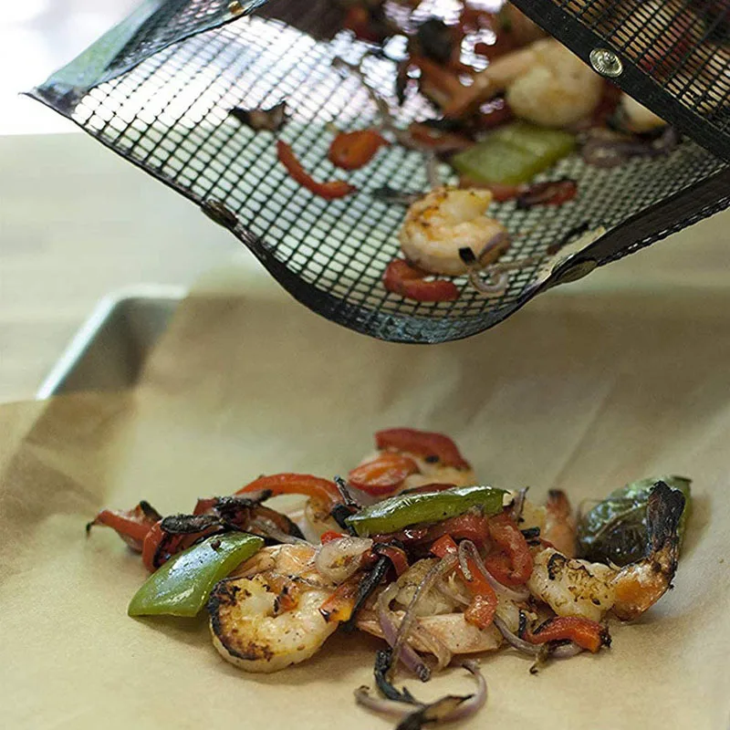 Reti Per Barbecue Antiaderenti - Set Di 3 Pezzi 40x30cm - Foto 7