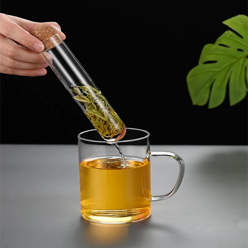 Glass Tea Infuser Glass Design Tea Strainer for Mug Fancy Filter Puer Herb Tools Accessories