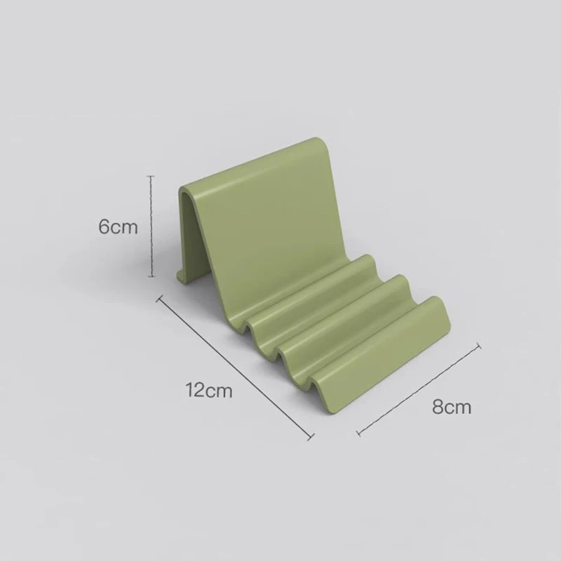Wave Shaped Adjustable Desktop Holder for Phones, Tablets, and E-Books