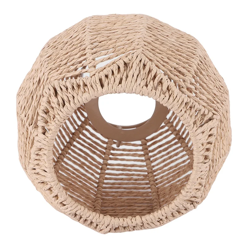 

Big Deal Home Lighting Rattan Lamp Cover Handmade Woven Chandelier Retro Lampshade Homestay Lampshade Decorative Chandelier