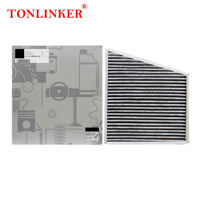 TONLINKER Cabin Air Filter Oil Filter For Mercedes Benz CLS-Class W219 C219 2004-2010 CLS 280 300 350 500 550 55 63 AMG AT