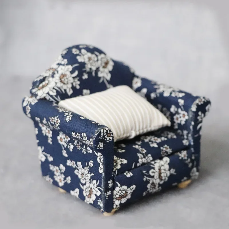 New Mini Floral Print Sofa Guinea Pig Sofa Bed Small Animal Cage Mini Hamster Rat Sleeping Bed Hamster House Hedgehog