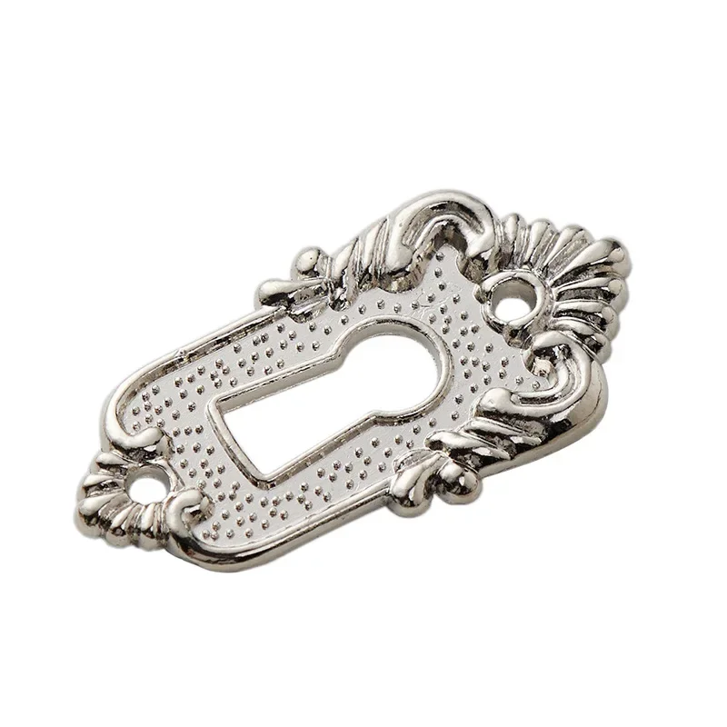 Decorative Corner Cover Furniture Corner Protector 1PC Drawer Key Piece Corner Stick Cover European Vintage Decorative Code Lock Piece Alloy 45x23mm