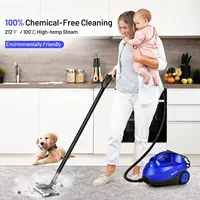 Steam Cleaner, Heavy Duty Household Steamer w/ 19 Accessories, 1.5L Tank & 13ft Power Cord, Multipurpose Chemical-Free Household 2