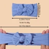 1pcs Bow Baby Head Band for Children Print Baby Headbands Newborn Cable Headband Turban Kids Headwear Baby Hair Accessories Girl 2