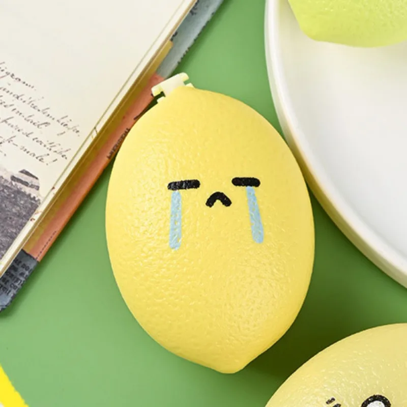 1PC Cute Shape Lemon Correction Tape Portable Correction Belt Large-capacity Error Color Random Band 6M*5MM