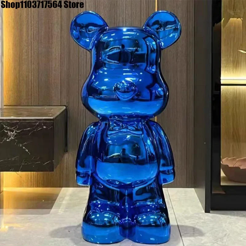 

Home decoration electroplating violent bear children's piggy bank Bear explosion living room floor decoration handsome new savin