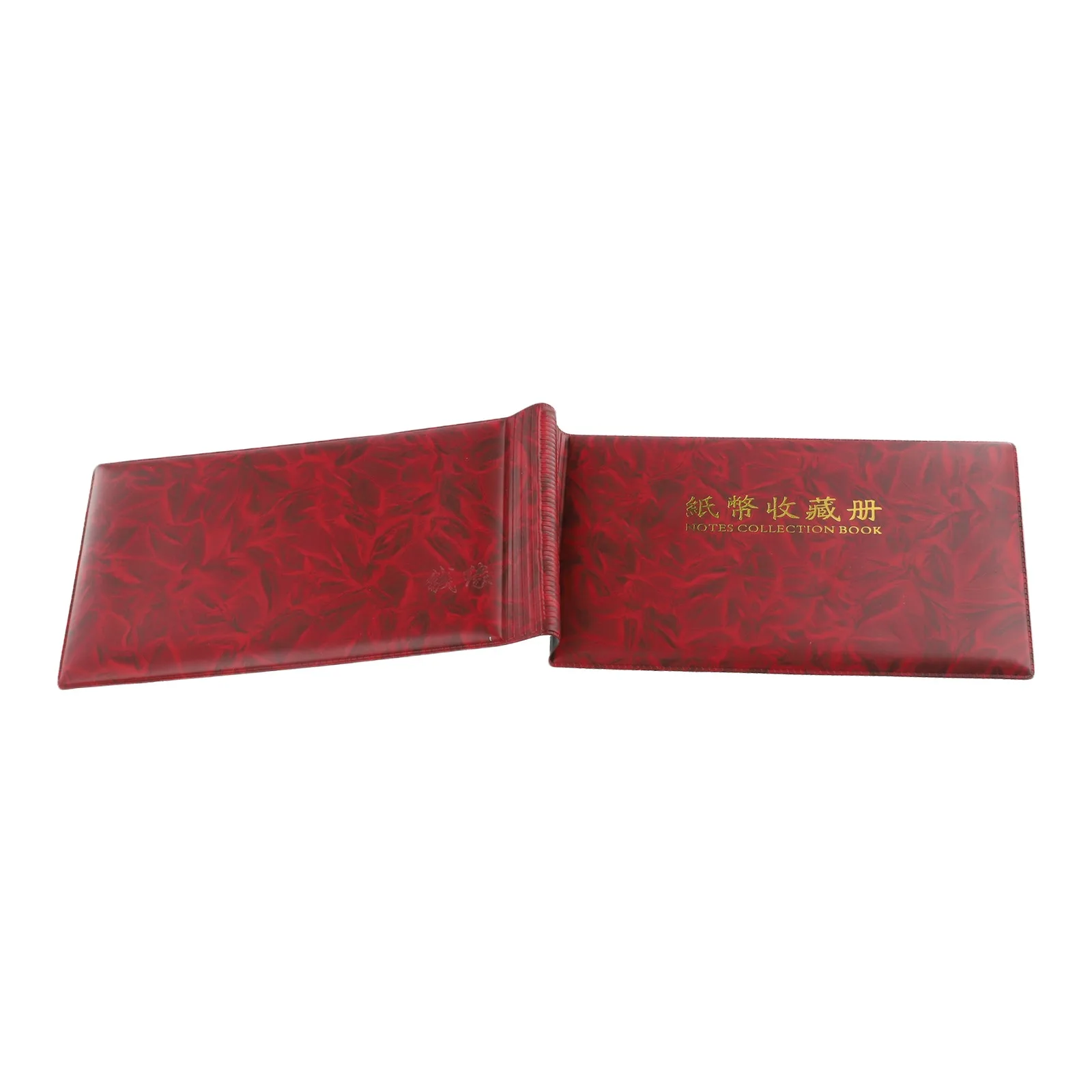 Paper Money Pocket Collection Album Wallet Currency Banknote 20 Notes w/ Imitation Leather Cover Color At Radom money collection album