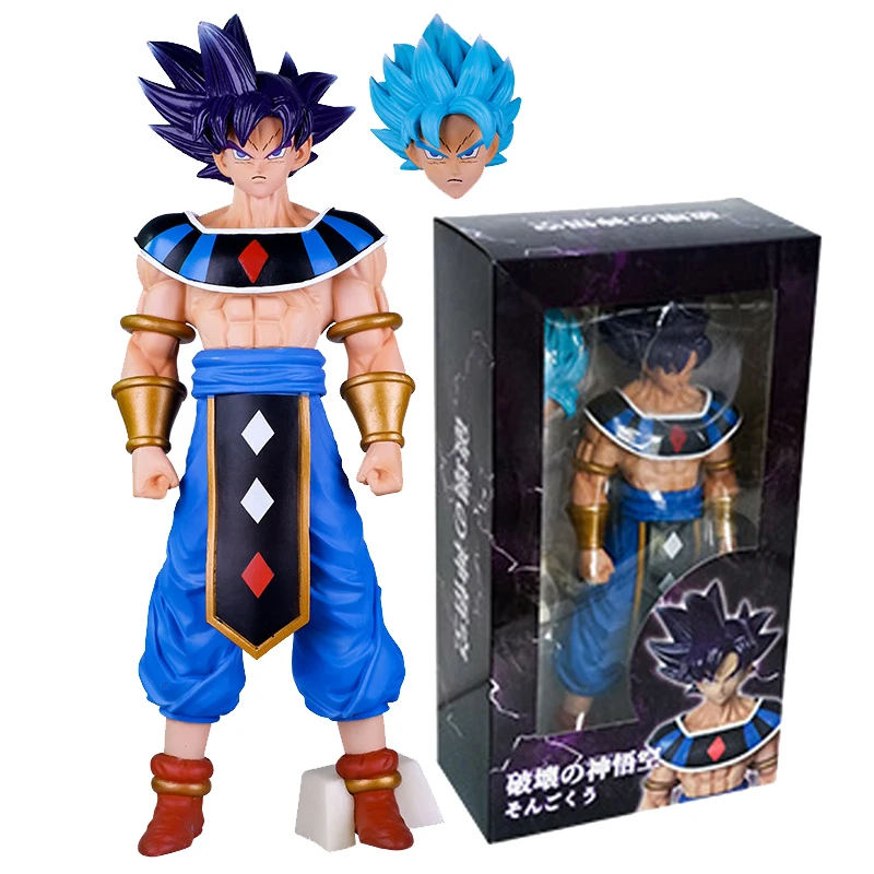 28cm Anime Dragon Ball Z Goku God Figure Vegeta God Of Destruction Action  Figures Pvc Statue Collection Model Toys Gifts - Action Figures - AliExpress