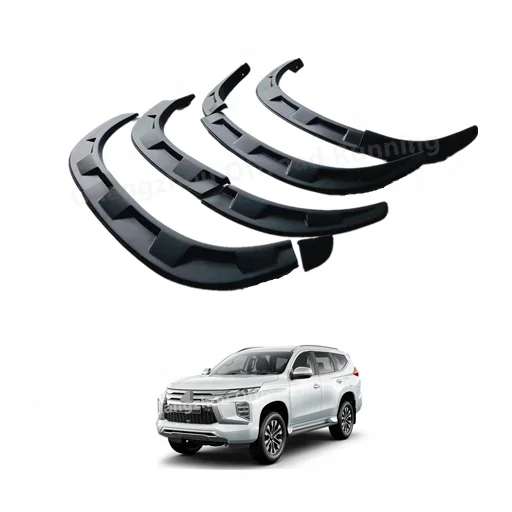 

car wheel arch fender flares for pajero sport 2021 2022 wheel eyebrow wheel arches trim covers extension