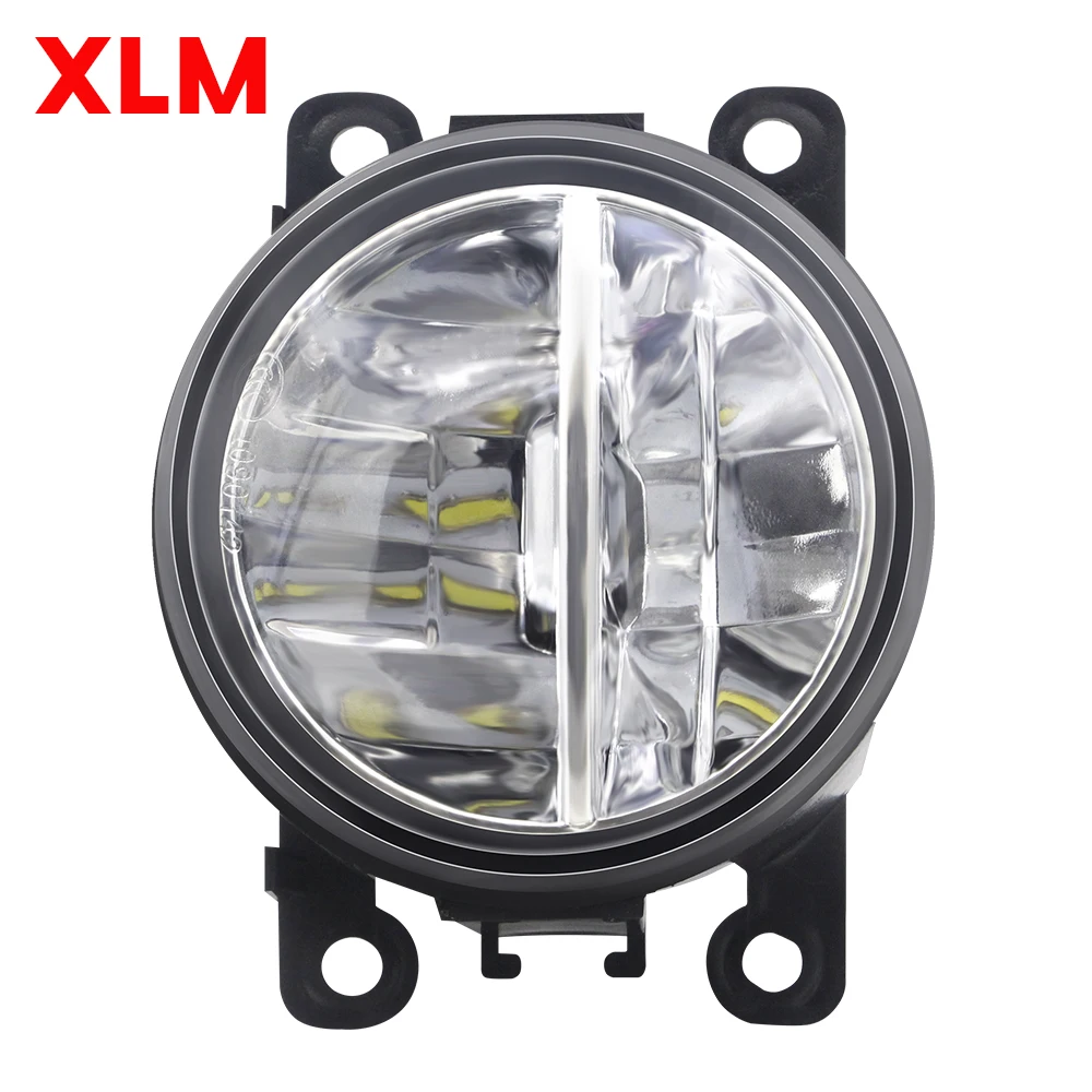 2 X 30W LED Fog Light Assembly Car Passenger + Driver Fog Daytime Running Lamp DRL For Peugeot Partner Box Body MPV 2012-2022