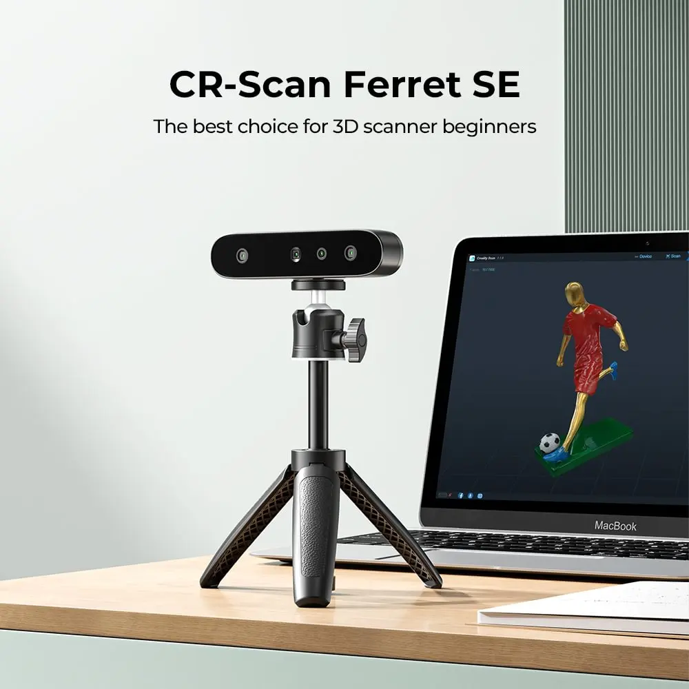 Creality CR-Scan Ferret SE 3D 스캐너, 24 비트 풀 컬러 스캐닝, 초보자에게 가장 적합한 선택, 도매