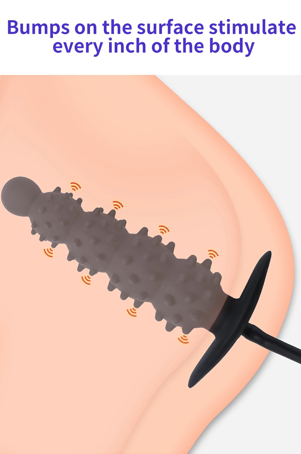 Plug anal expandible y masajeador de próstata para hombres y mujeres_voghion.com