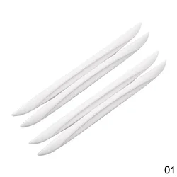 Universal Car Protection Set: Scrape Guards & Door Edge Protectors - 4 Piece Kit (White)