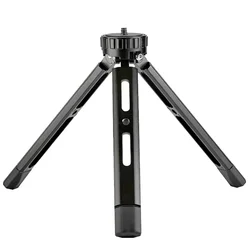 Compact Aluminum Alloy Camera Tripod with 1/4 Inch Screw (Speed Adjustable)