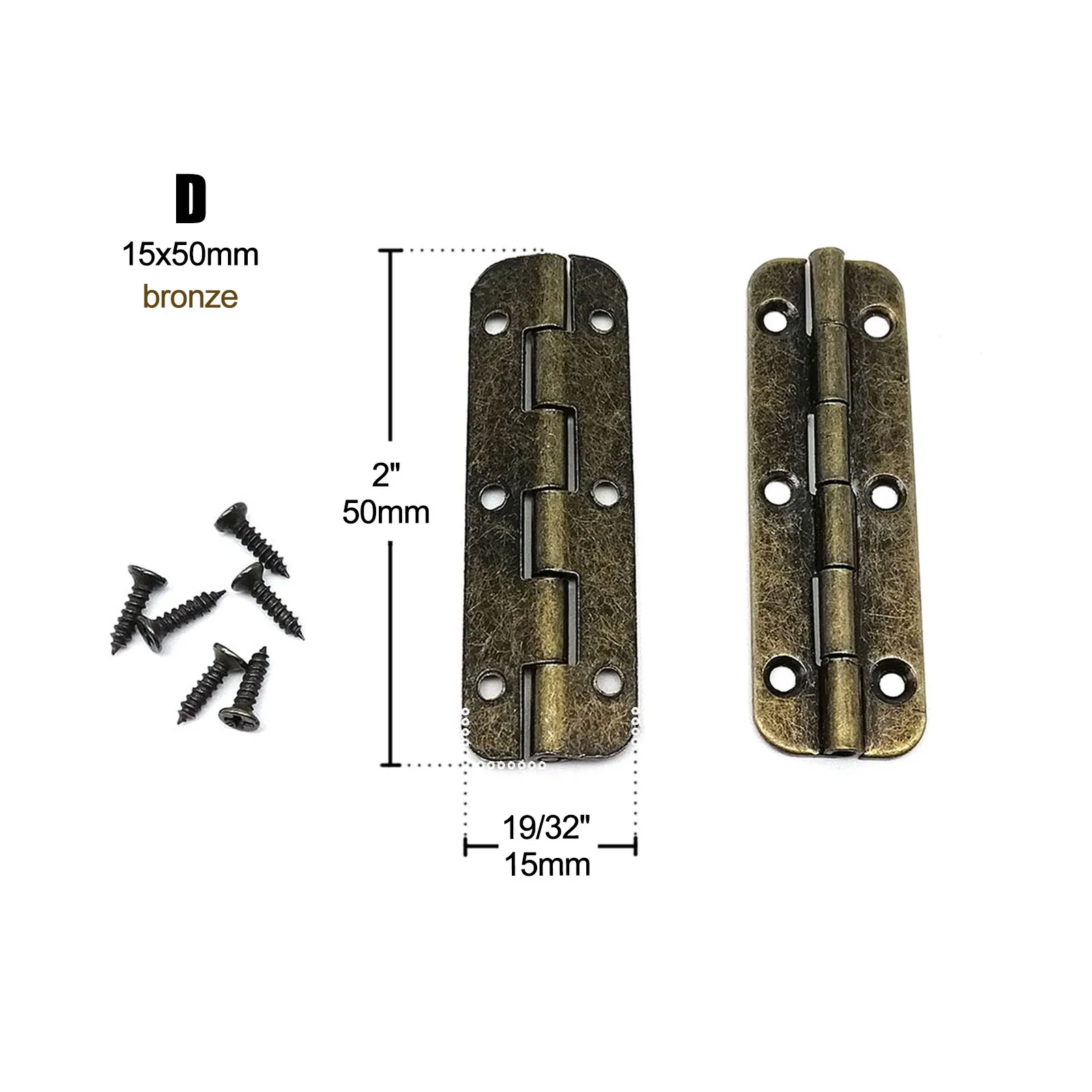 30 Mini Cerniere In Ottone Con Barile – Per Scatole Di Gioielli, Carillon E Progetti Di Falegnameria Fine
