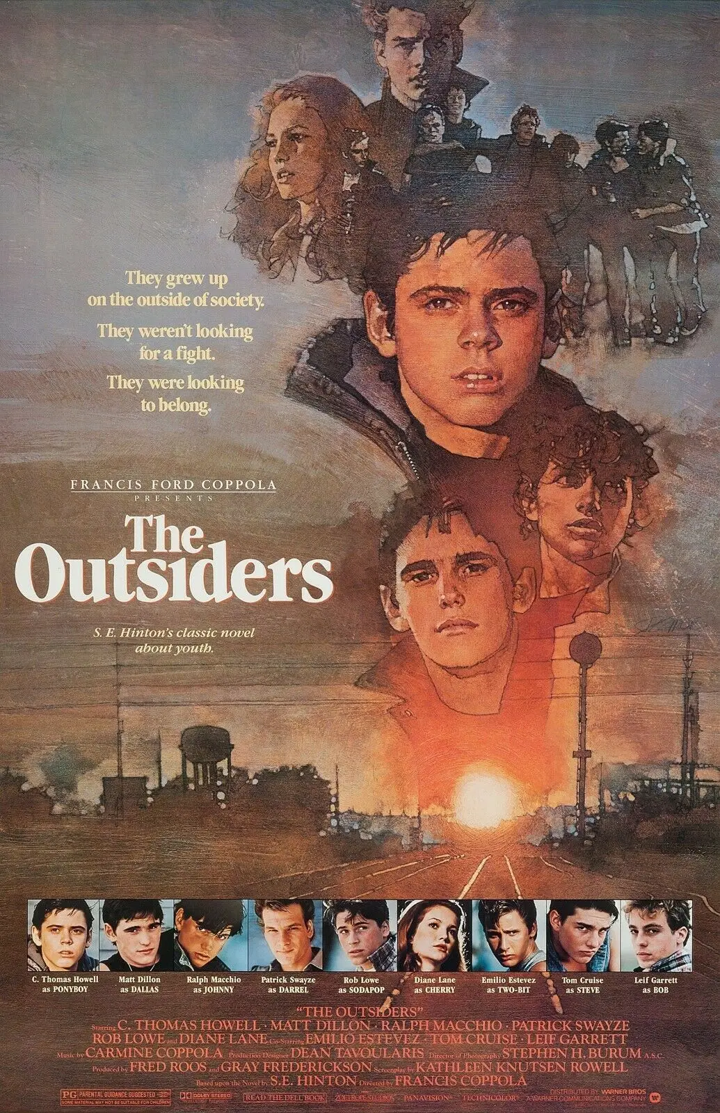 

The Outsiders Movie Art Film Print Silk Poster Home Wall Decor