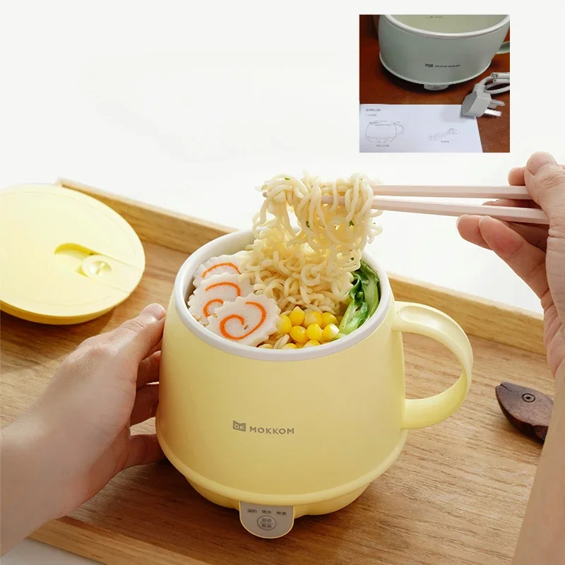 MOKKOM 500ml MK-383 Electrothermal Milk Cup,300W Home Multifunctional electric heating Milk Cup Heating tea/soup 5