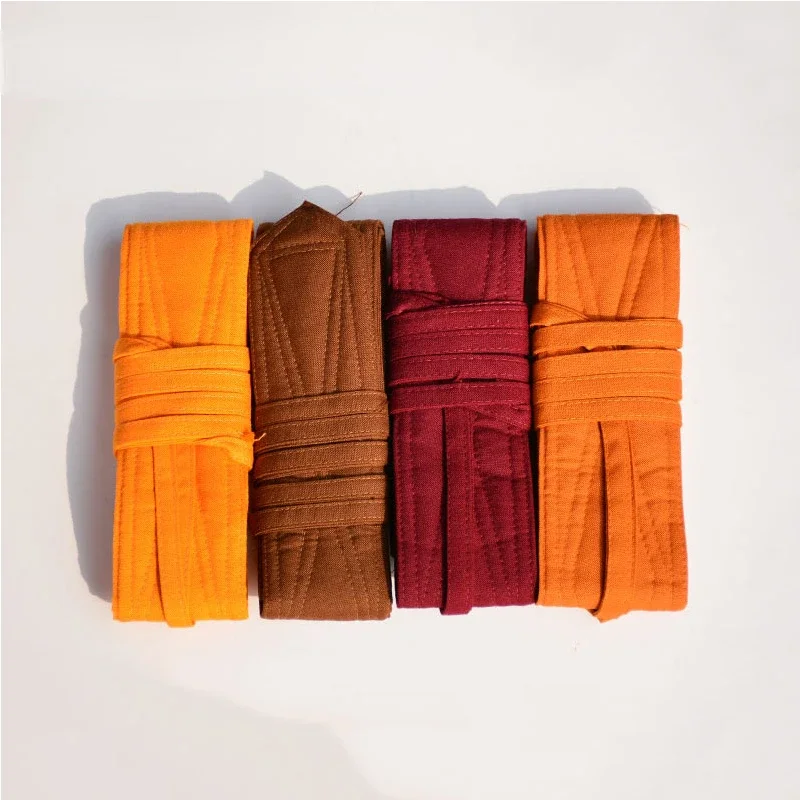 Auspicious monk clothes, Lama monk clothes, hand knitted Indian belt, Tibetan Buddhist sign