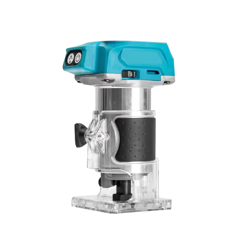 Electric Trimmer Brushless Woodworking Trimming Router Milling Engraving Slotting Machine For Makita 21V Battery DIY Projects