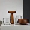 Creative Frosted Modern Simple Glass Flower Vase Placements Candlestick Living Room Home Soft Decoration Porch Decorations Art 1