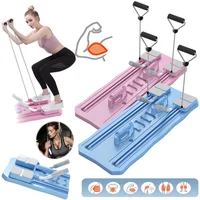 Abdominal Exercise Board Fitness Board Non Slip Push Up Pilates Reformer Set  Foldable Workout Board for Rebound Leg & Arm Toner