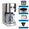 12 cup Drip Coffee Machine Reusable Filter Programmable Timer Digital Display Charcoal Water Filter Regular Bold Stainless Steel 4