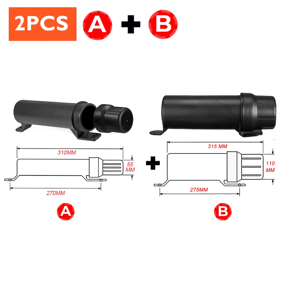 Waterproof Off-Road Motorcycle Accessory Storage Tube