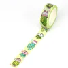 NEW 1PC 10M Decor Succulent Plant Cactus Washi Tape for Scrapbooking Journaling Adhesive DIY Masking Tape Cute Stationery 3