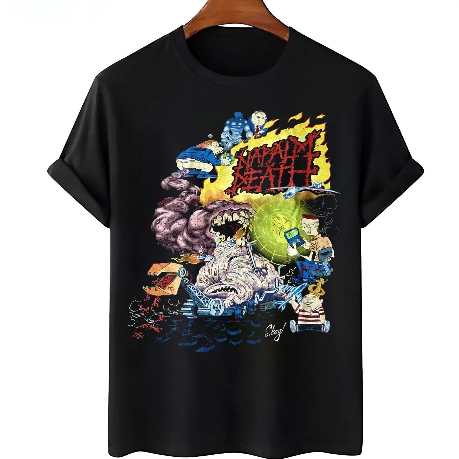 Rare Napalm Death Album Shirt Gift Funny Men S-4Xl Tee C1081