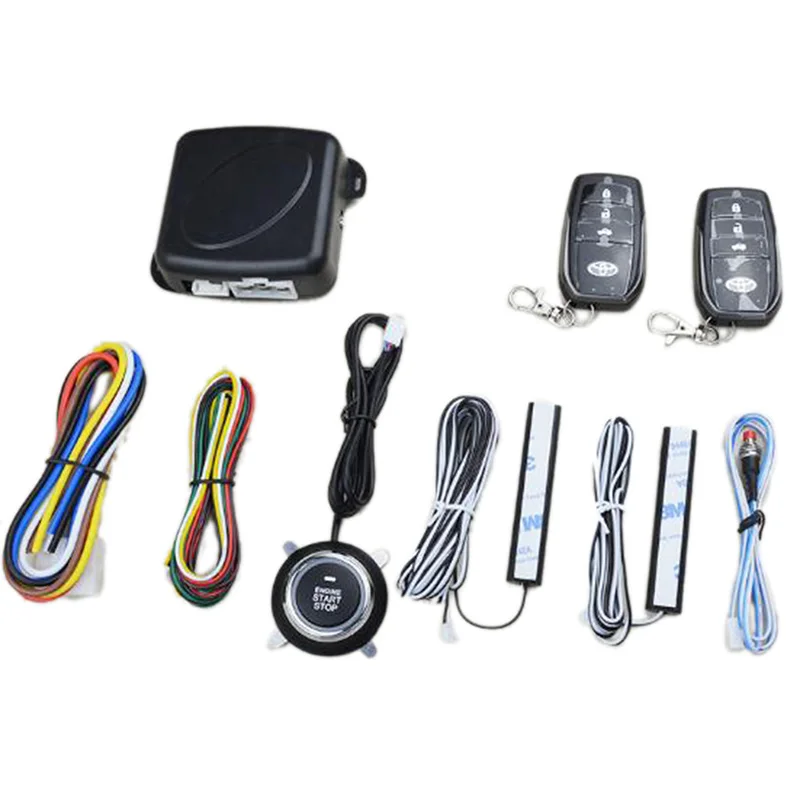 

Keyless Entry System Start Remote Engine Start Car Alarm System Start Stop Button Stop Pke Car Central Lock Auto Alarm