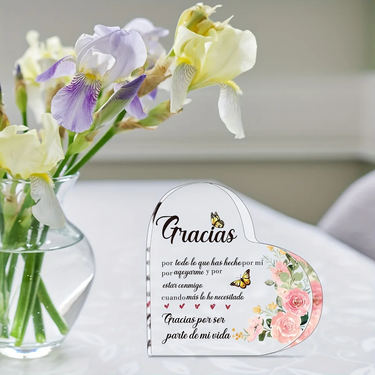 Elegant Acrylic Appreciation Decor - Thoughtful Gift