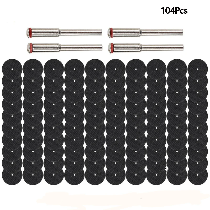 Mini-Metalltrennscheibe zum Schleifschneiden, Drehwerkzeug, Kreissägeblatt, Harz-Schleifscheibe mit Dorn, Dremel Accessorise – Detail 8