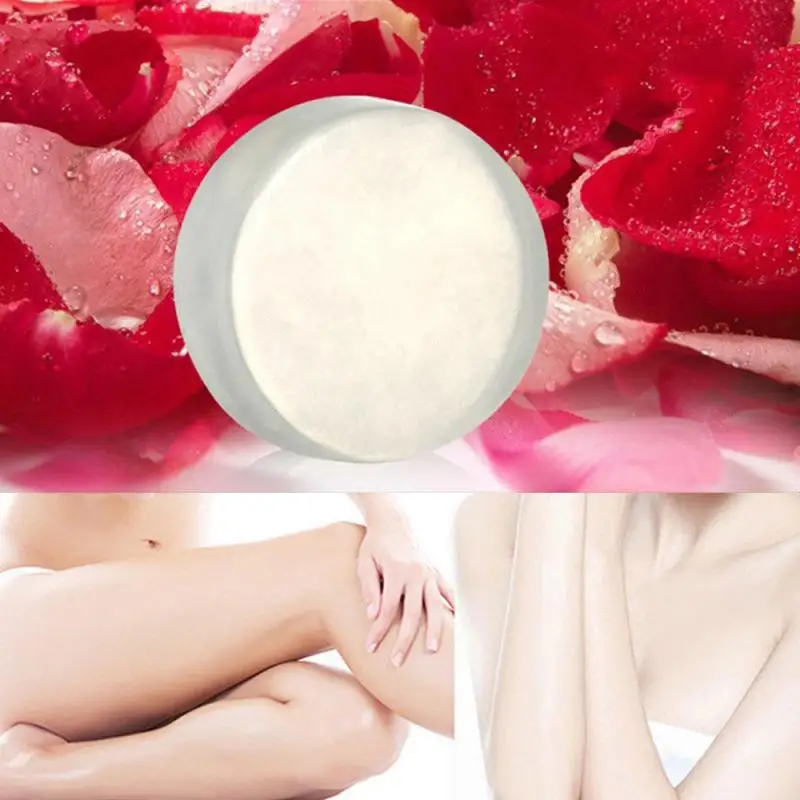 Natural Enzymes Whitening Crystal Soap Face Body Care Bleaching Skin Tender Transparent Shower Bleaching Soap Brightens Skin Ton body whitening soap