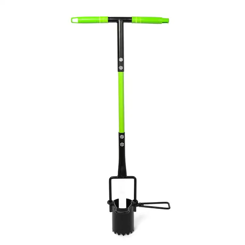 Sod Plugger For Digging Holes Long Handled Crocus Planter Multi-functional Lawn Tool For Crocus Dahlia Gladiolus Lily