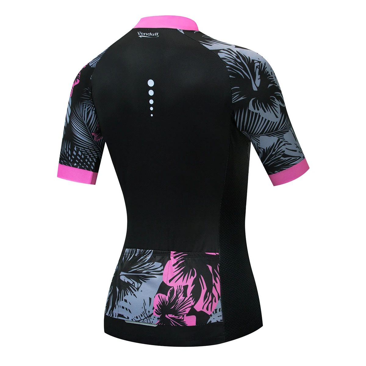 Vendull Women's Cycling Jersey Short Sleeve Biking Shirts Rear Pockets Breathable Quick Dry Bicycle Summer Outdoor Clothing