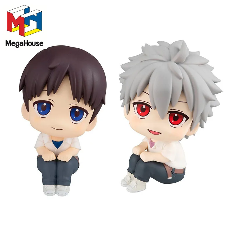 

MegaHouse Original Lookup EVA Anime Figure Nagisa Kaworu Ikari Shinji Action Figure Toys For Boys Girls Gift Model Ornaments