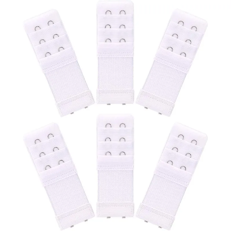 For 4Pcs Women Adjustable Bra Extender Strap 2 Hooks Extension Buckle ...