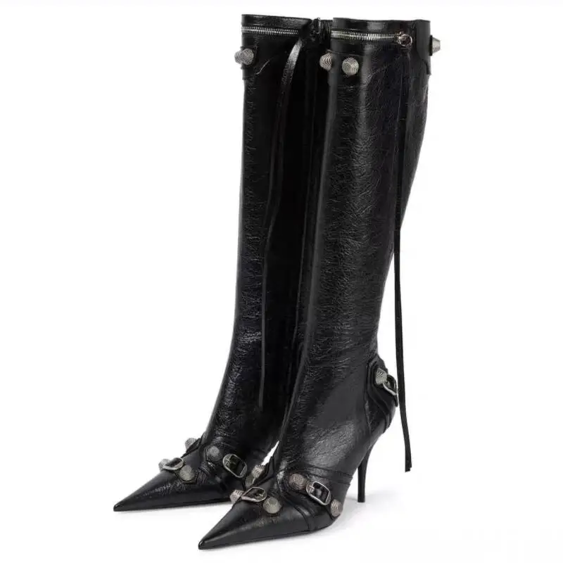 pointed toe stiletto heel boots