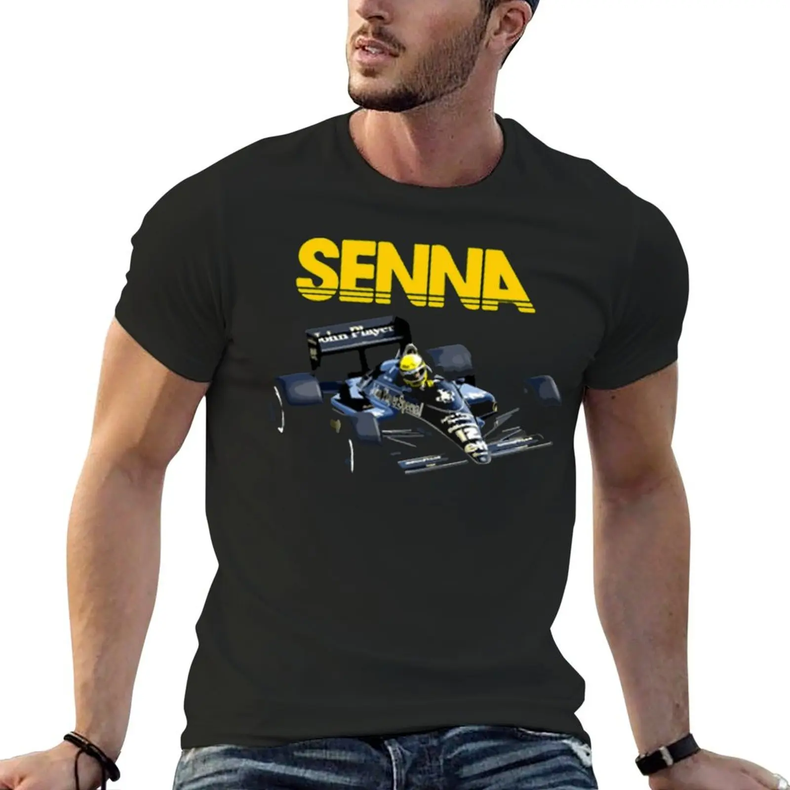 Ayrton Senna F1 Race Raer 2 T-Shirt Fresh Move T-Shirt Graphic Cool Home Novità Taglia Usa