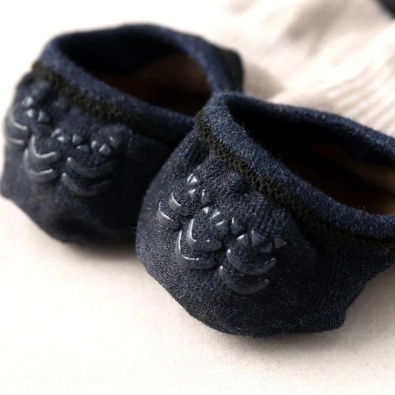 5 Pair Men's Cotton Ankle Socks Harajuku Retro Invisible Boat Socks Non-slip Breathable Fashion Casual Socks Male Gift Set