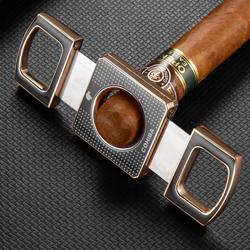 CIGARLOONG Cigar Cutter Set Portable Stainless Steel Cigar Cutter Multifunction Lighter 2 Gift Sets